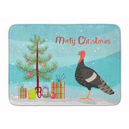Carolines Treasures Marragansett Turkey Christmas Machine Washable Memory Foam Mat BB9354RUG